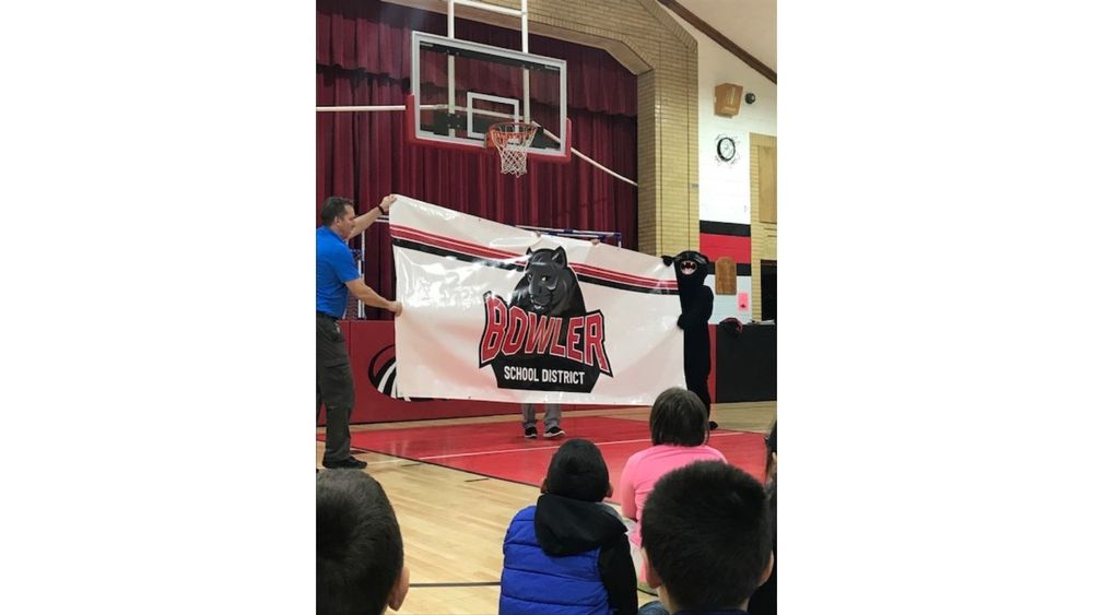 Unveiling of Bowler’s New Logo Bowler Elementary School