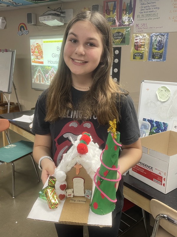 7th Grade Gingerbread House Challenge Bowler School District