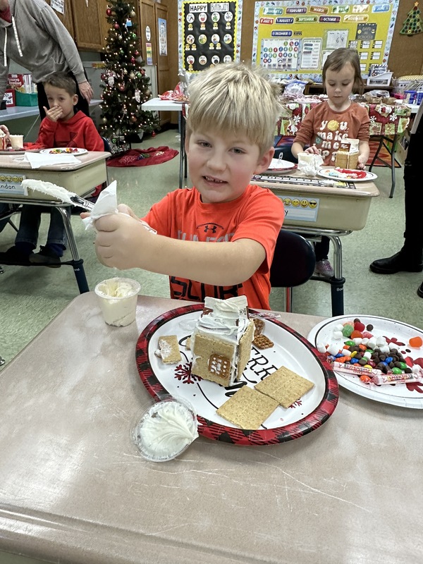1st Grade Gingerbread Houses! Bowler School District
